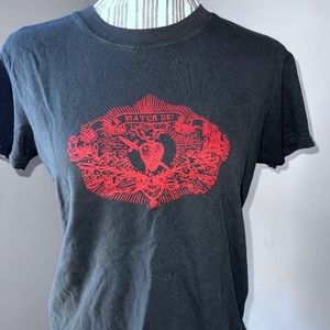 Black graphic tee - Size Medium